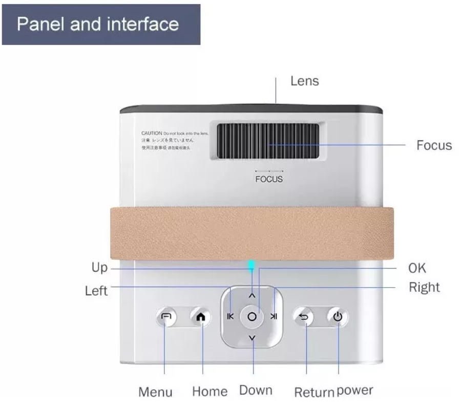 PROYECTOR INTELIGENTE ANDROID M800